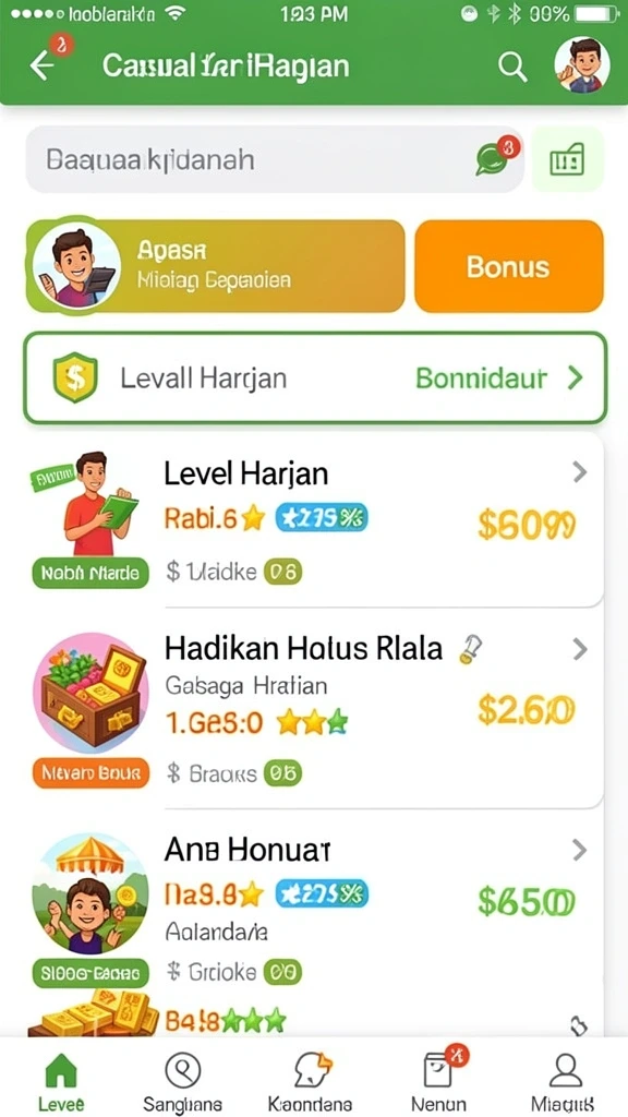 bugistoto - Tampilan antarmuka yang sederhana dan menarik.