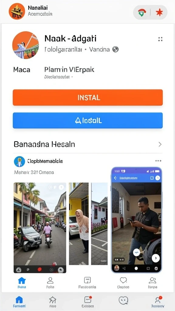 joyputar - Tampilan menu utama yang menarik.